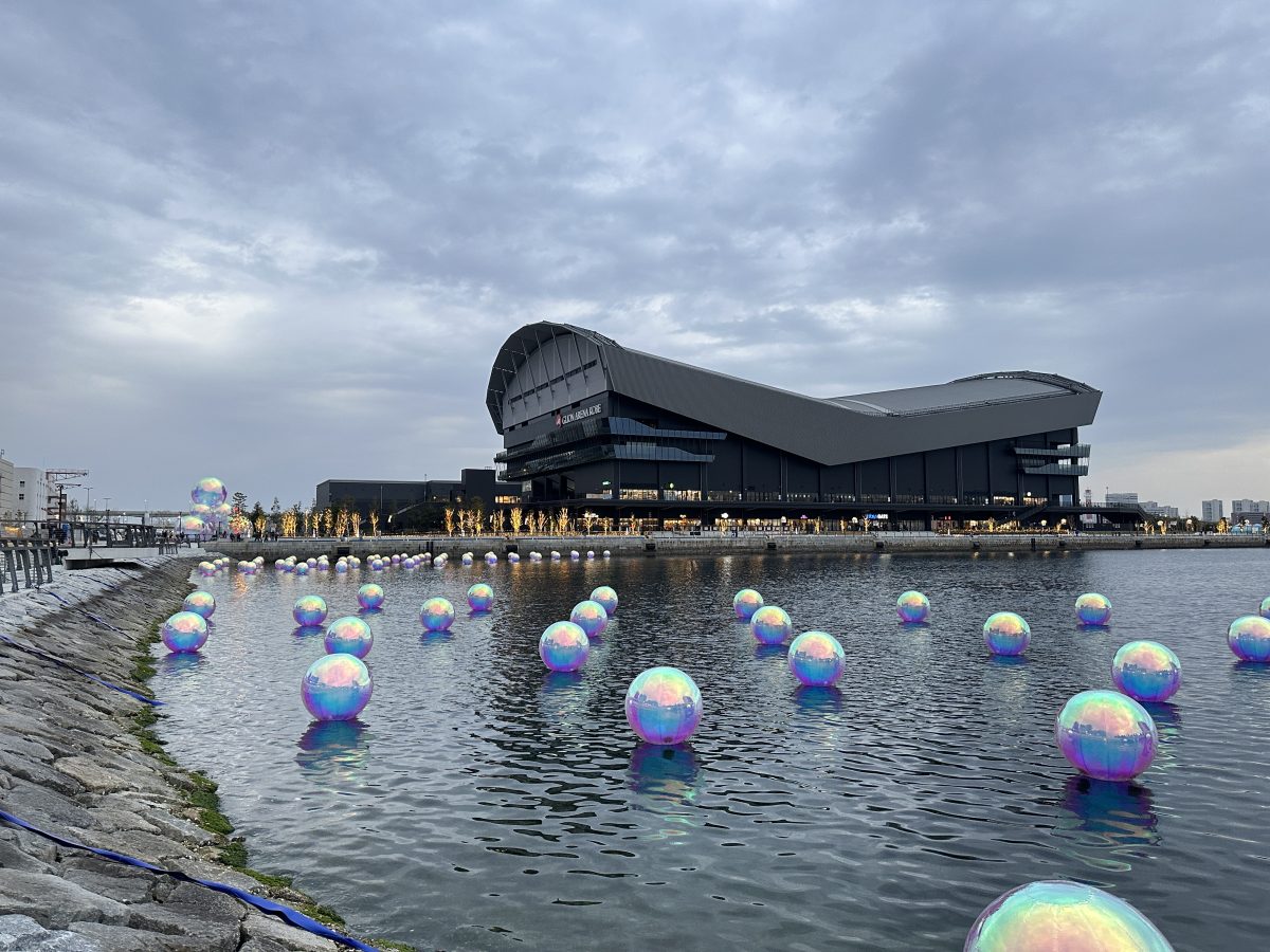 【神戸・ポートアイランド】水面に輝く幻想的なバブル！GLION ARENA KOBE周辺の期間限定イベント