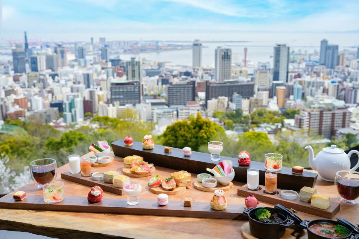 【神戸北野テラス】ビーナスブリッジの絶景で楽しむ『天空のアフタヌーンティー』が2026年4月17日スタート！