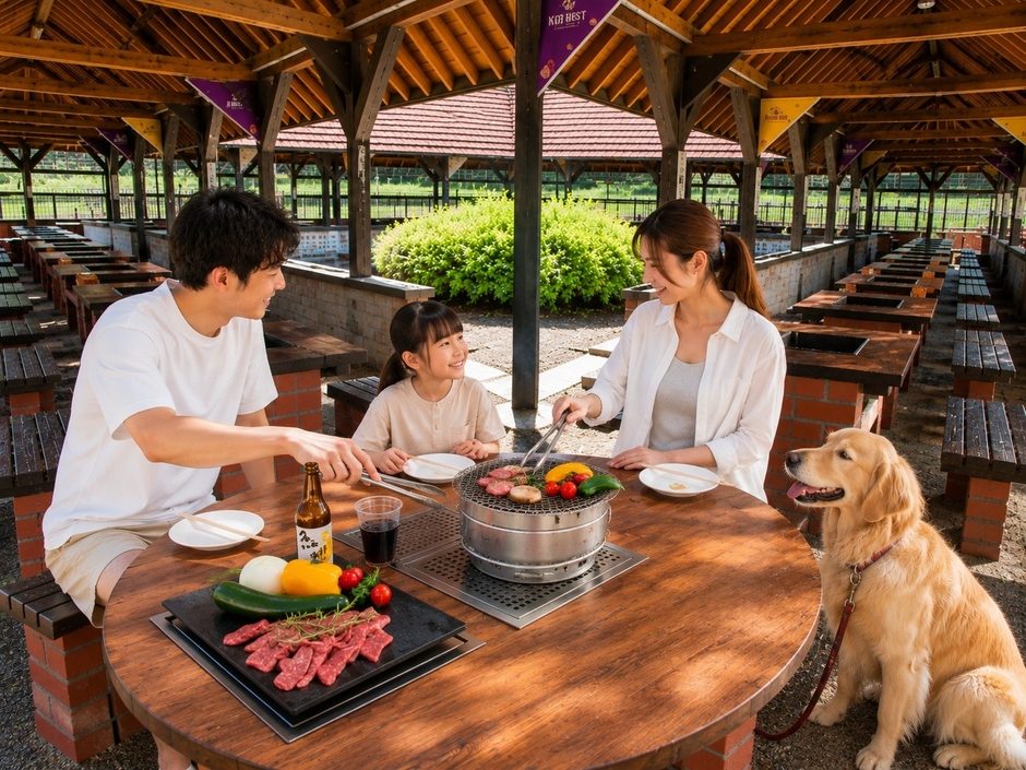 こうべアグリパーク（神戸市西区）に愛犬と楽しめる新BBQエリア誕生！焼肉ランチ＆新BBQメニューも登場